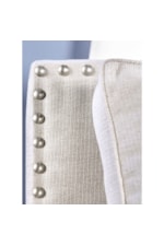 Furniture of America Giovanni Transitional Love Seat with Nailhead Trim