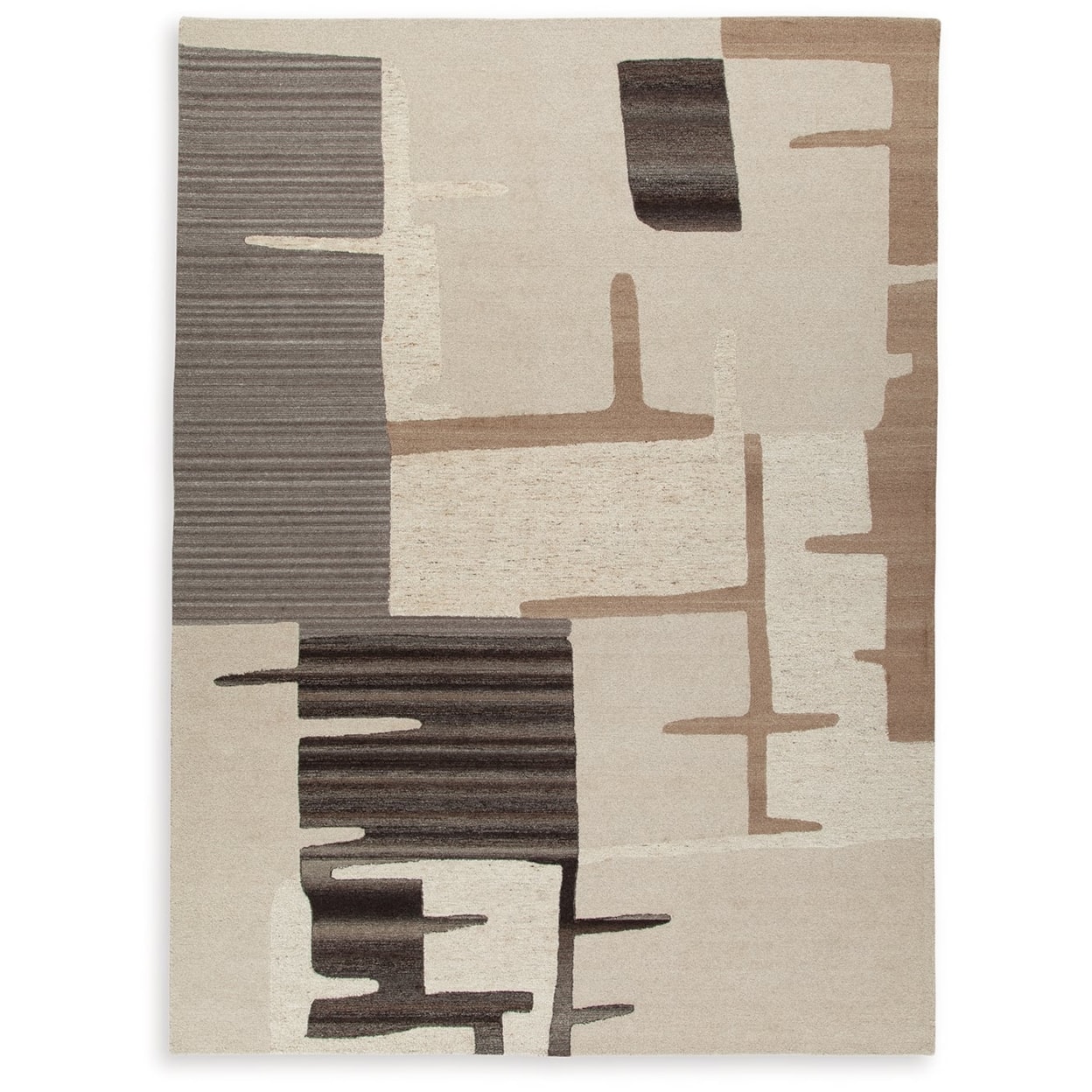 Signature Design by Ashley Kencher R406820 10' X 14' Extra Large Rug ...