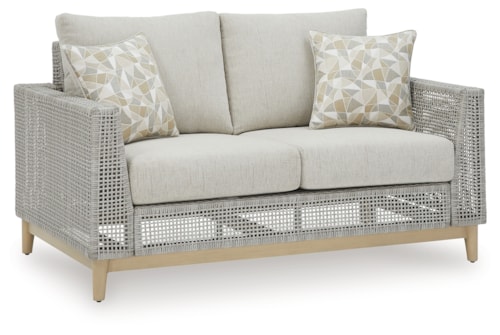Outdoor Loveseat With Cushion