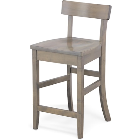 Aiden Back Rest Stool