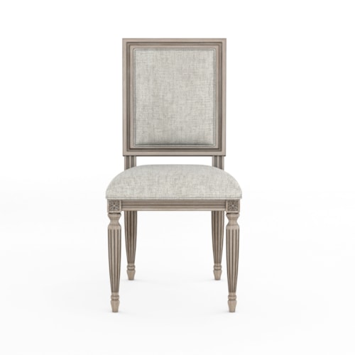 Relaxed Vintage Upholstered Side Chair