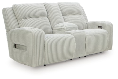Power Reclining Loveseat With Console