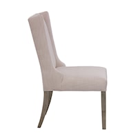 Customizable Upholstered Wingback Side Chair