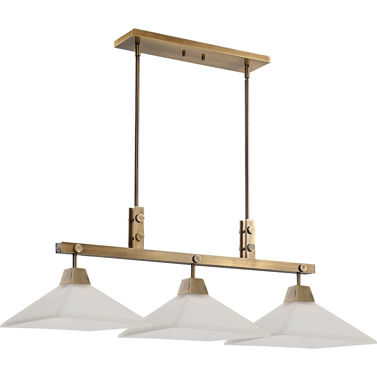 Uttermost Lighting Fixtures - Chandeliers Brookdale Industrial 3 Light Chandelier