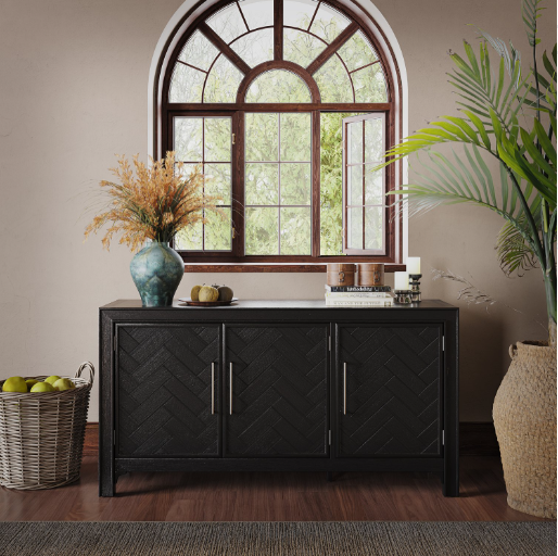 Jofran Gramercy 3 Door Accent Cabinet