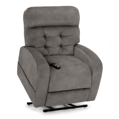Casual Power Reclining Lift Chair with Remote