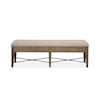 Magnussen Home Paxton Place Dining Bench with Upholstered Seat