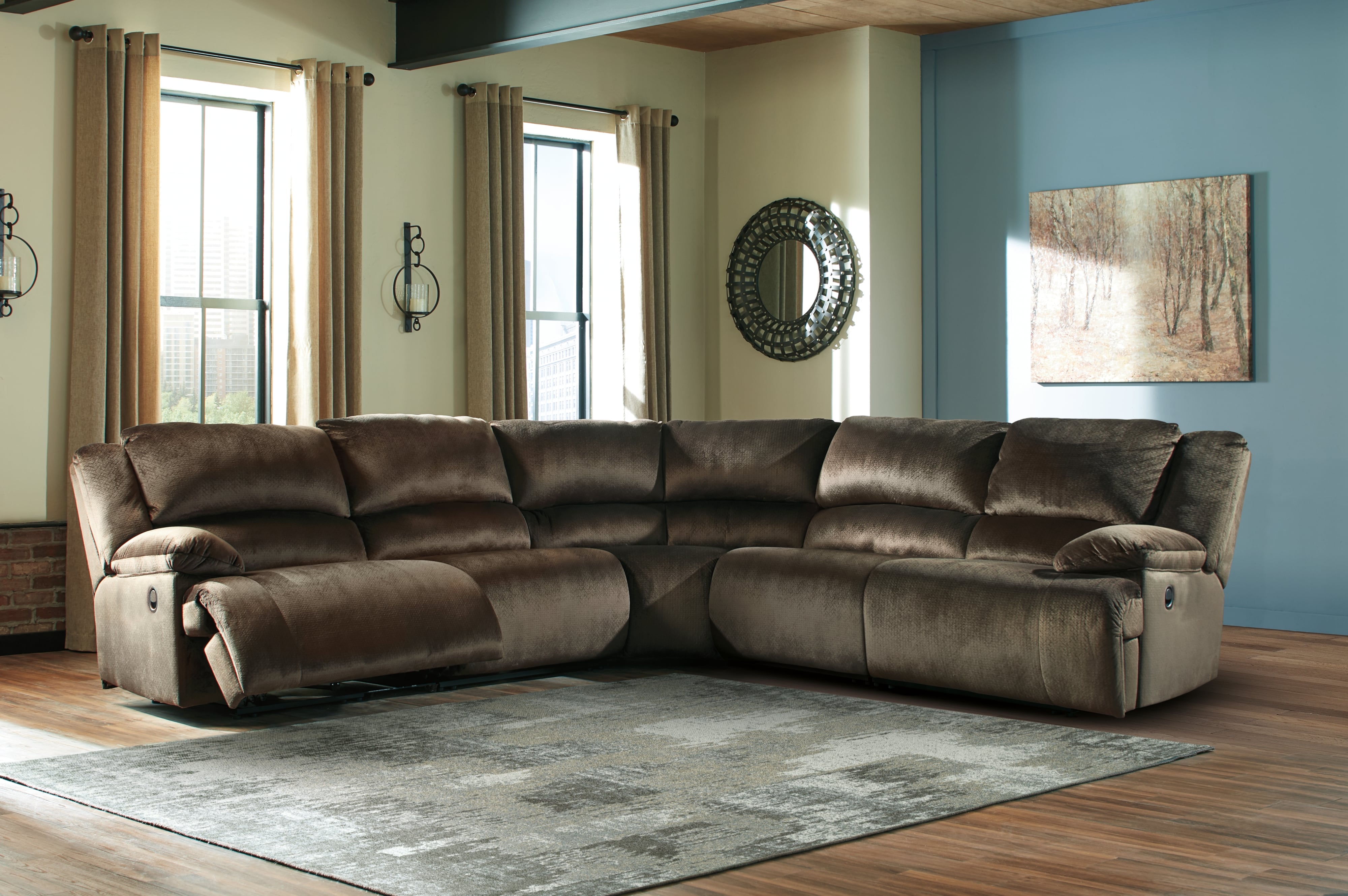 Ashley Signature Design Clonmel 36504S6 5Piece Reclining Sectional