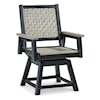 Signature Design by Ashley Mount Valley Outdoor Swivel Dining Chair