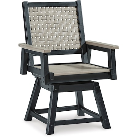 Outdoor Swivel Dining Chair