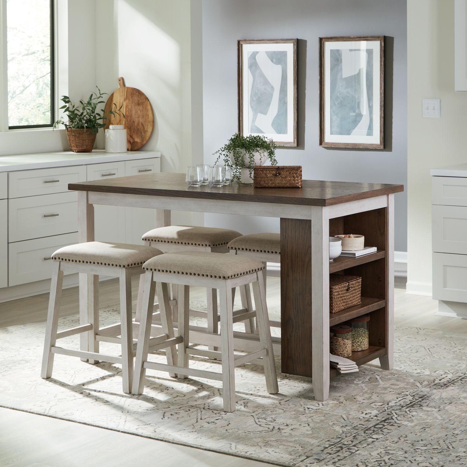 Liberty Furniture Brook Creek 5-Piece Counter Set