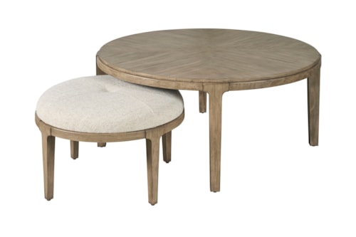 2-Piece Boulder Bunching Cocktail Table and Ottoman