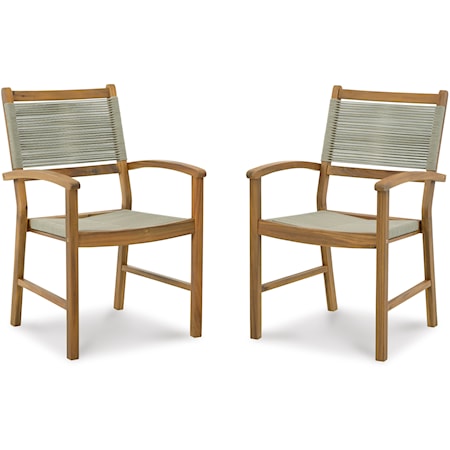 Outdoor Dining Arm Chair (Set of 2)