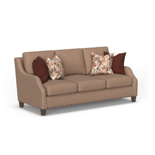 Transitional Sofa with Nailhead Trim
