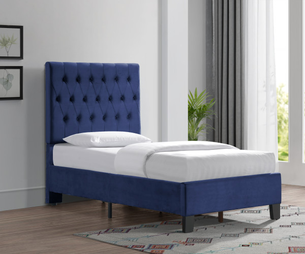 Emerald Amelia Twin Upholstered Bed