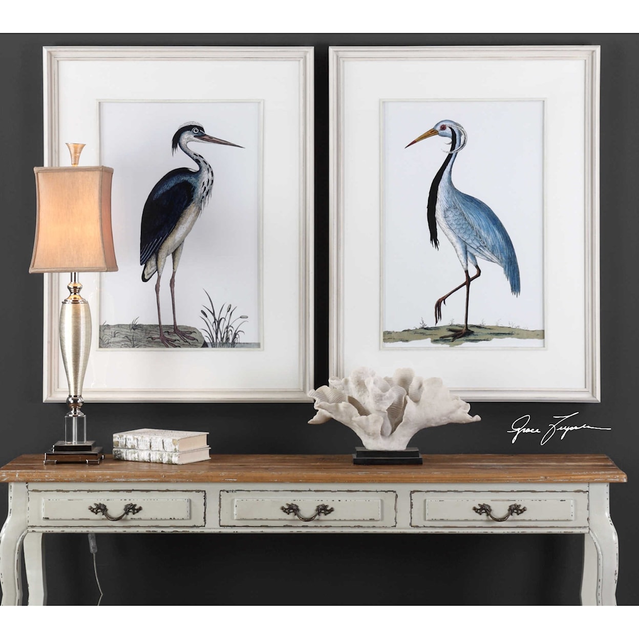 Uttermost Framed Prints Shore Birds Framed Prints Set of 2