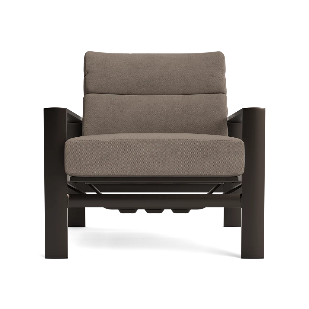 Cushioned Aluminum Motion Lounge Chair