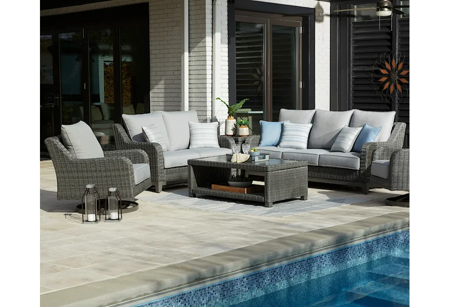 Elite Park Outdoor Group by Signature Design by Ashley at VanDrie Home Furnishings