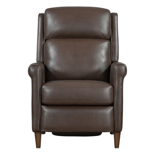 Transitional High Leg Power Recliner with Power Headrest