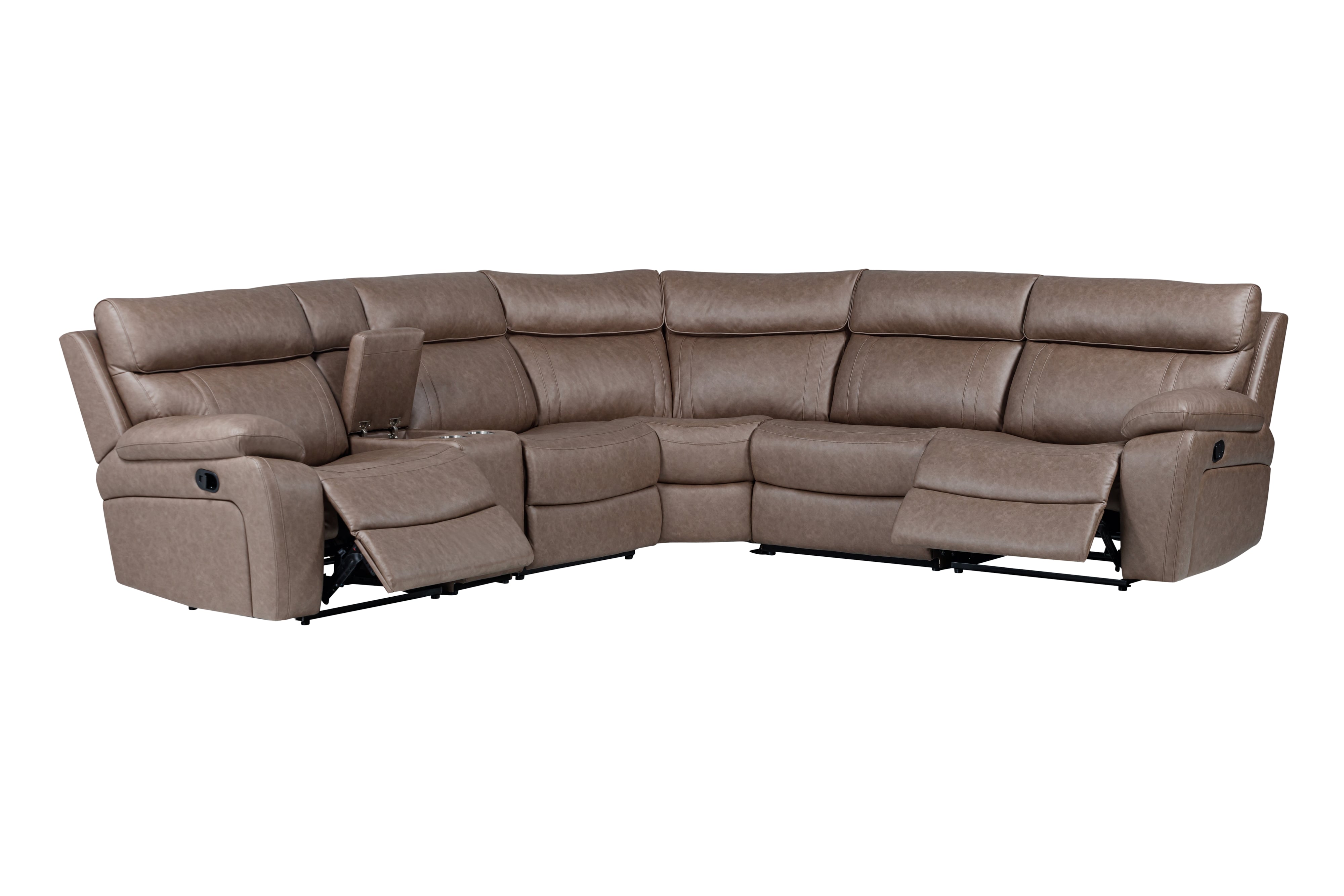 Manual Reclining Sectional Sofa