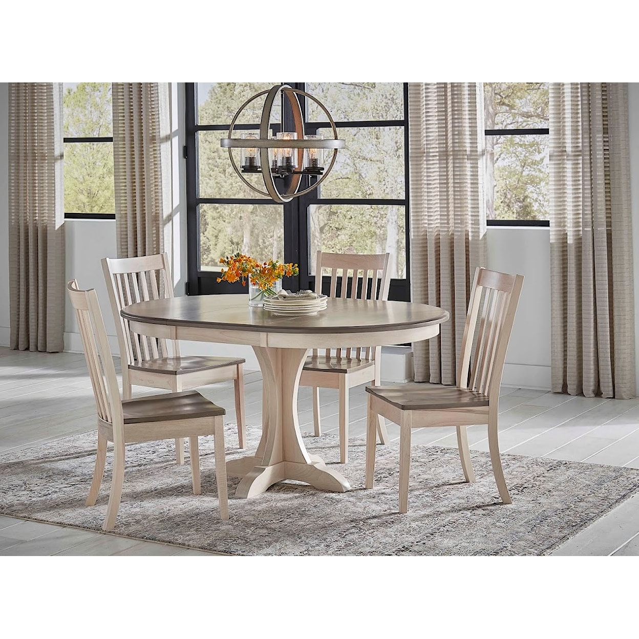 Archbold Furniture Amish Essentials Casual Dining 5-Piece Dining Set
