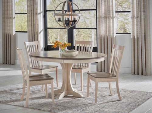 5-Piece Mary Table and Alex Side Chair Dining Set