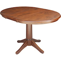 Transitional Round Extension Table