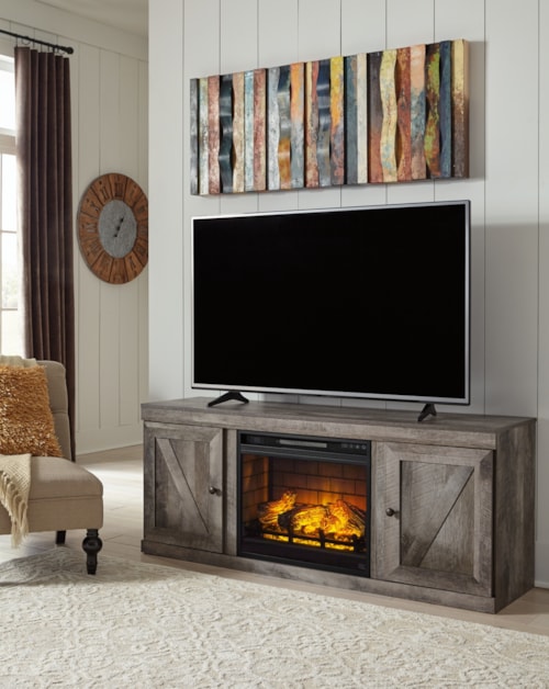 TV Stand With Electric Fireplace