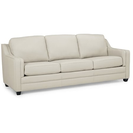 Corissa Contemporary 3-Seat Sofa with Track Arms