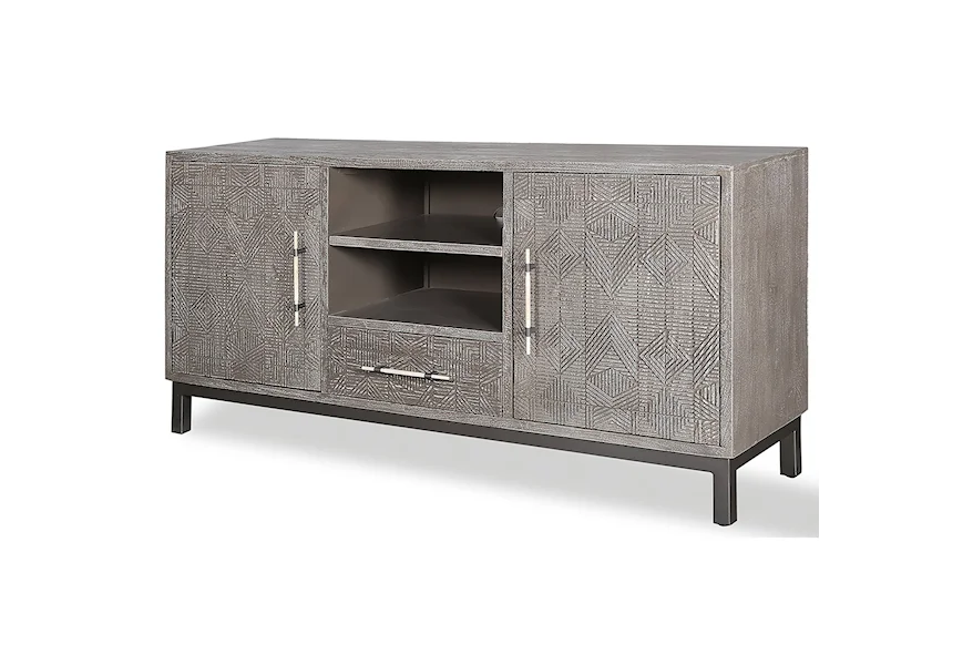 Crossings Serengeti TV Console by Paramount Furniture at Reeds Furniture