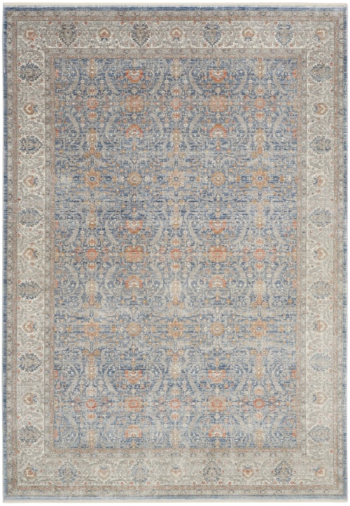 8'6" x 11'6" Light Blue Rectangle Rug
