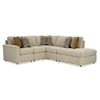 Hickory Craft 739050 5-Piece Sectional with Right Chaise