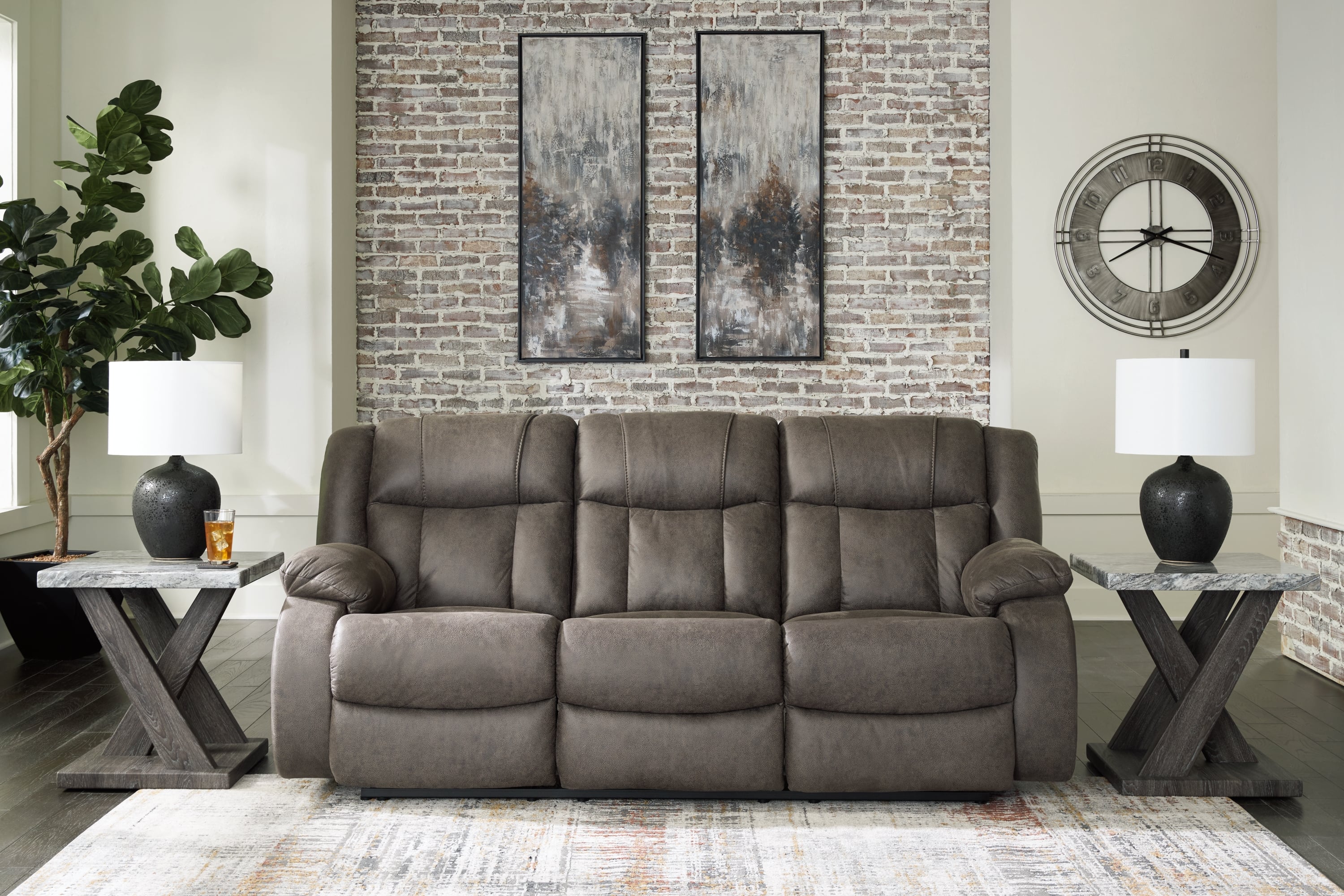 Signature Design by Ashley First Base Reclining Sofa