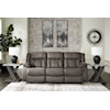 Signature Design First Base Reclining Sofa