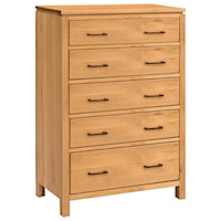 Wide 5 Drawer Chest with Blanket Drawer