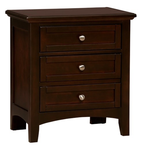 Transitional 2-Drawer Nightstand with Dovetail Construction