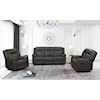 New Classic Taggart Leather Loveseat W/ Dual Recliners