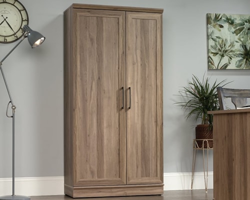 Contemporary Storage Cabinet with Adjustable Shelves