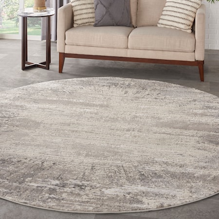 7&apos;10&quot; Round  Rug