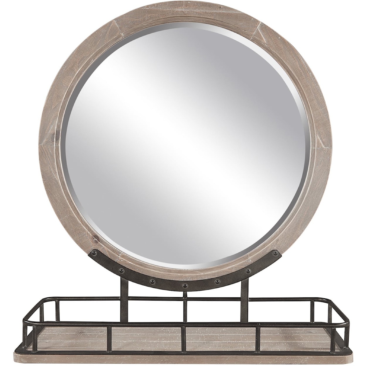 Aspenhome Foundry Round Dresser Mirror