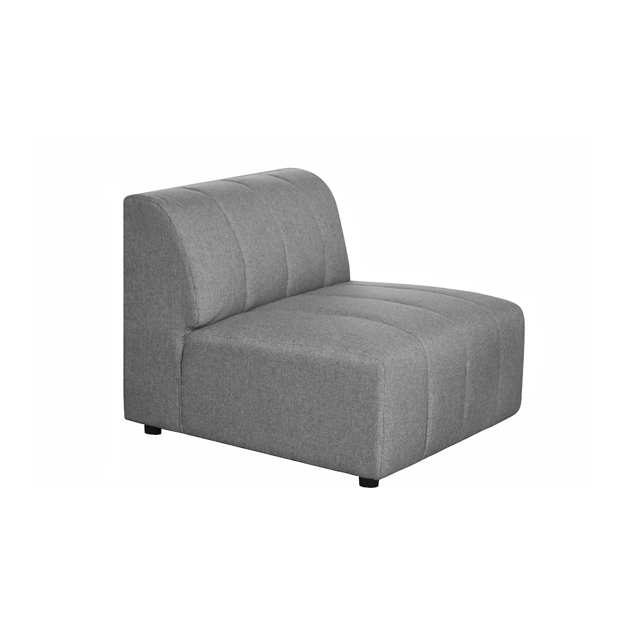 Moe's Home Collection Lyric Lyric Slipper Chair Grey