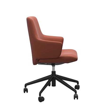 Laurel Large Low-Back Office Chair w Arms