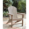 Ashley Furniture Signature Design Sundown Treasure Adirondack Chair with End Table