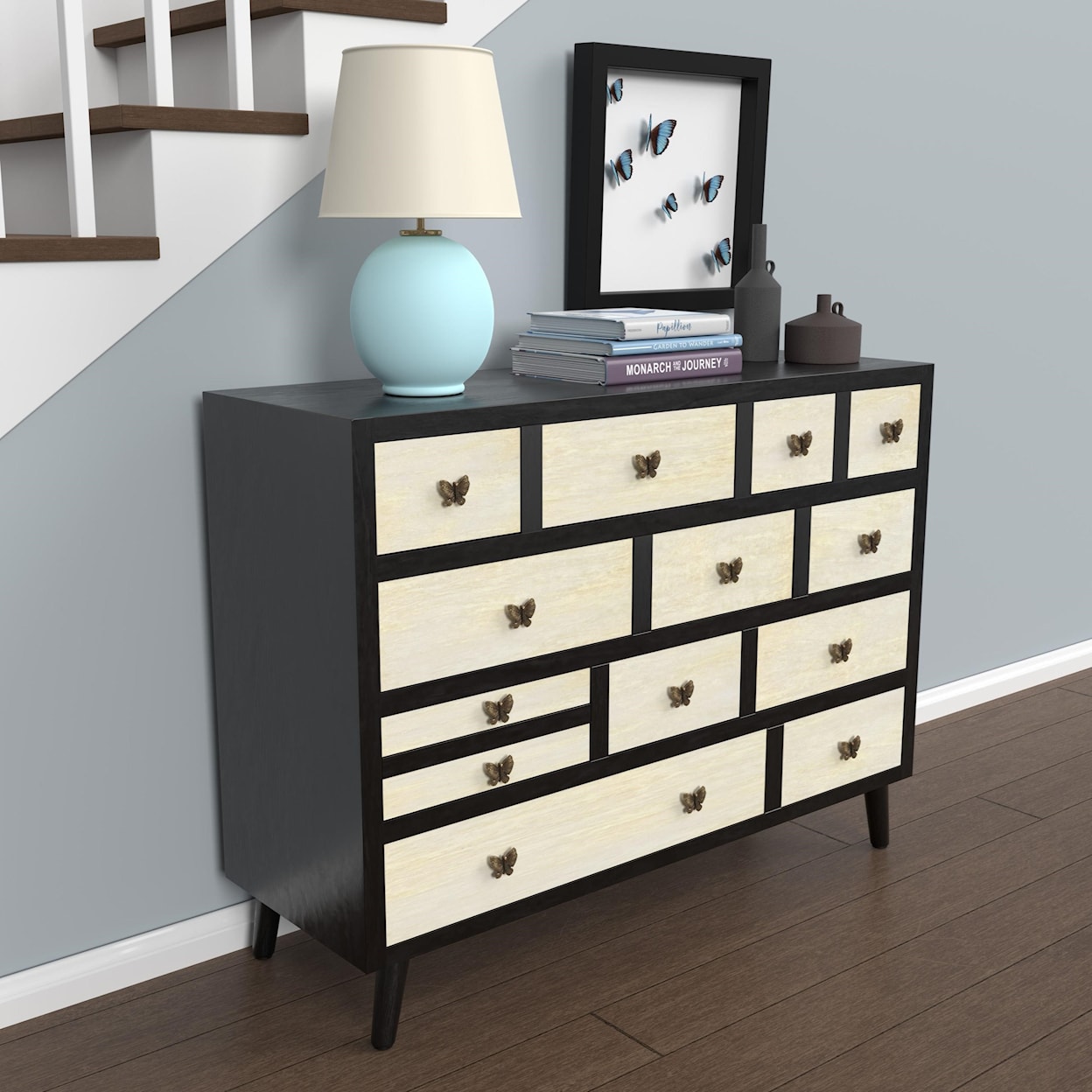 Prime Papillon 13 Drawer Sideboard