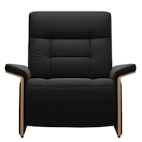 Power Reclining Chair with Wood Arms