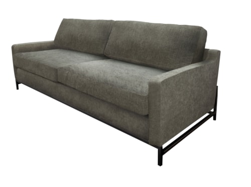 Transitional Sofa with Iron Base