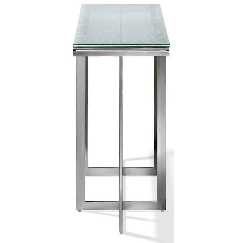 Modus Furniture Eliza Media Console Table in Ultra White