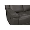 New Classic Taggart Leather Loveseat W/ Dual Recliners