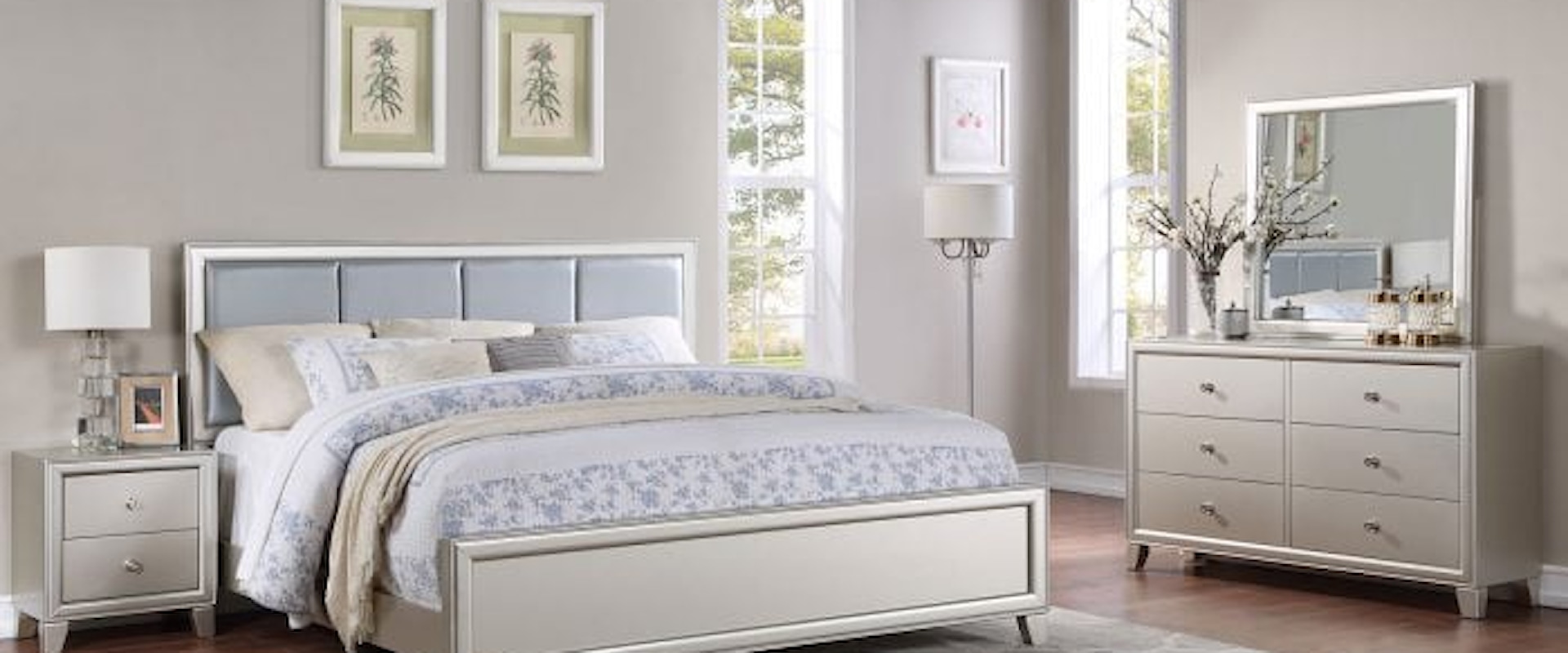 Omni Contemporary Queen 4-Piece Bedroom Set