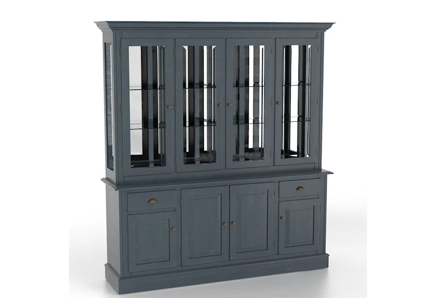 Custom Dining Customizable Buffet and Hutch by Canadel at Dinette Depot
